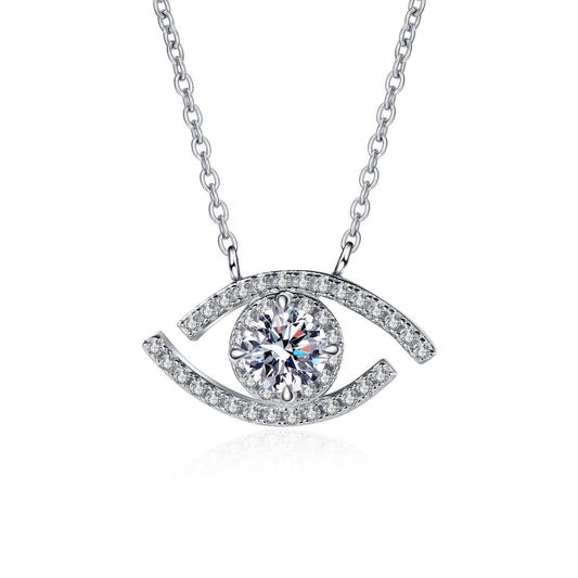 Moissanite Necklaces in 925 Sterling Silver 0.5ct