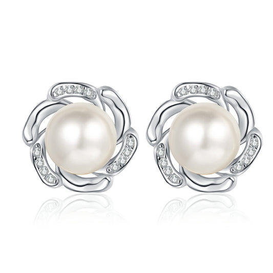 Moissanite Earrings in 925 Sterling Silver