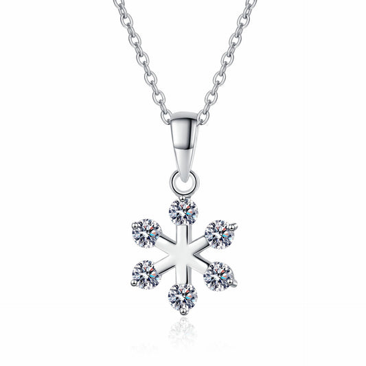 Moissanite Necklaces in 925 Sterling Silver 0.6ct