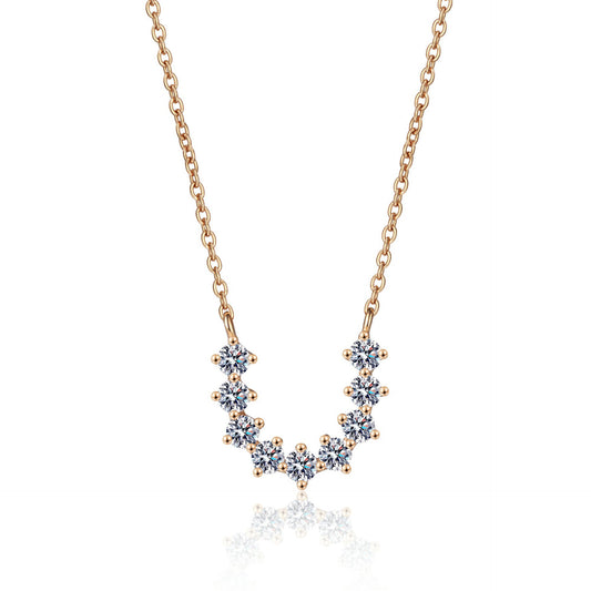 Moissanite Necklaces in 925 Sterling Silver 0.54ct