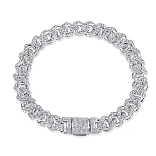 Moissanite Tennis Bracelets in 925 Sterling Silver 5.75ct 20cm