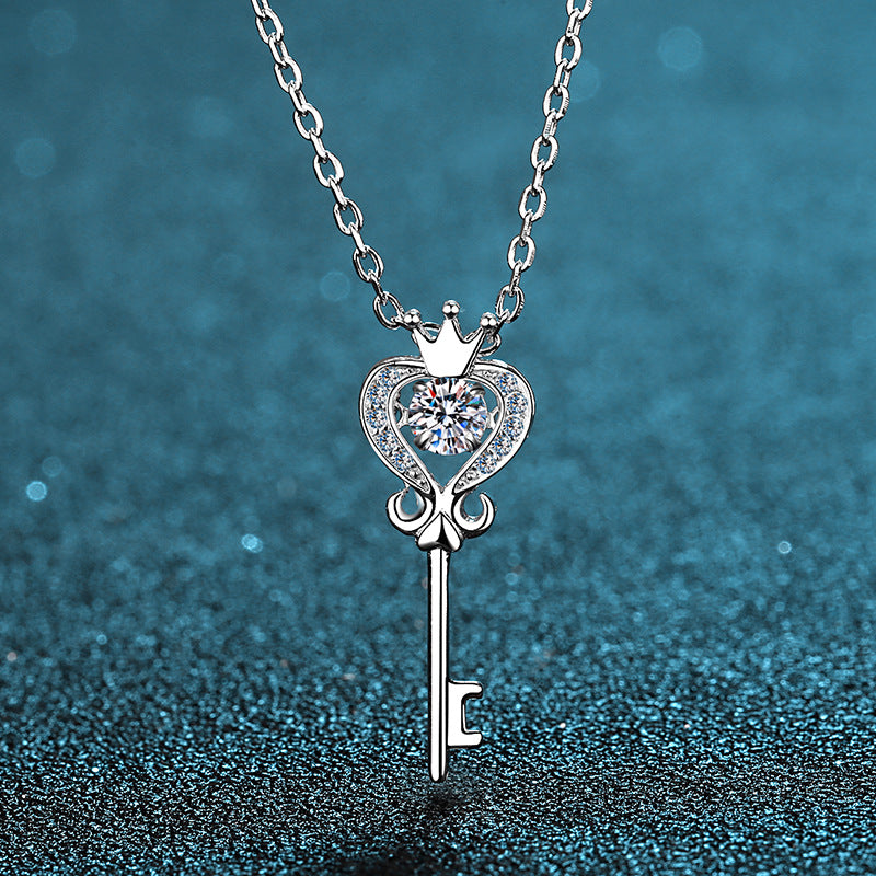 Moissanite Necklaces in 925 Sterling Silver 0.3ct