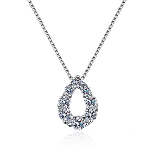 Moissanite Necklaces in 925 Sterling Silver 0.62ct