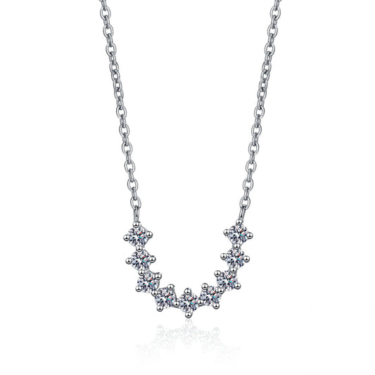 Moissanite Necklaces in 925 Sterling Silver 0.54ct