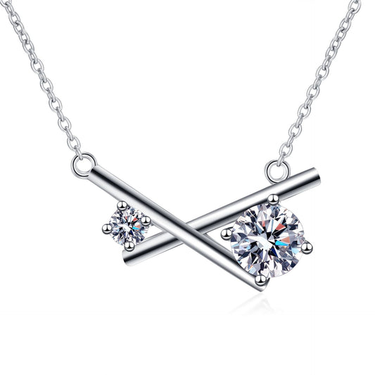 Moissanite Necklaces in 925 Sterling Silver 1.15ct