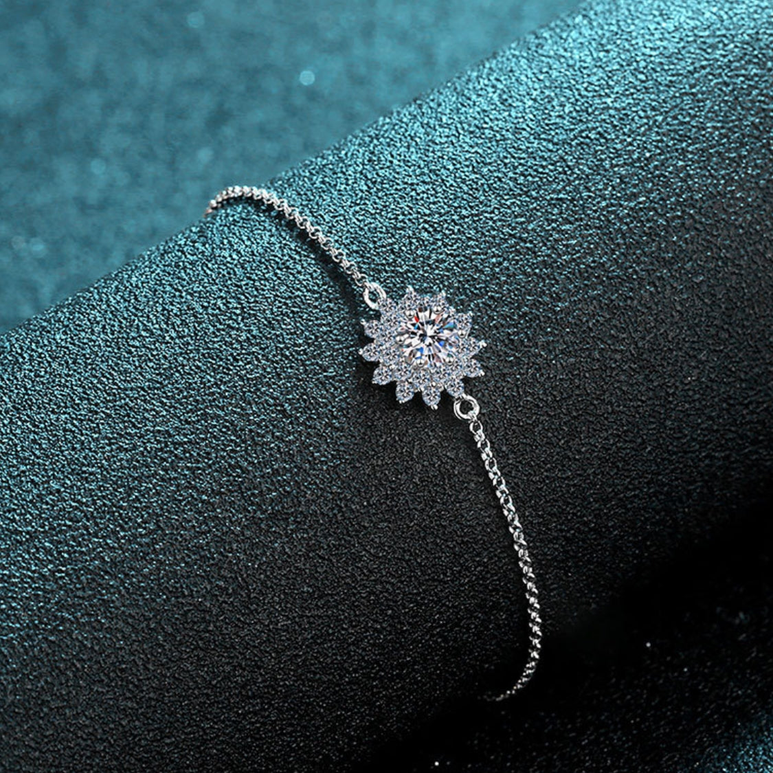 Moissanite Bracelets in 925 Sterling Silver 0.5ct