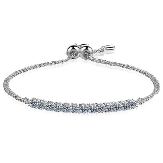 Moissanite Bracelets in 925 Sterling Silver 1.3ct