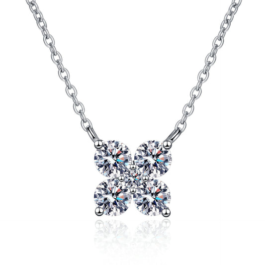 Moissanite Necklaces in 925 Sterling Silver 1.26ct
